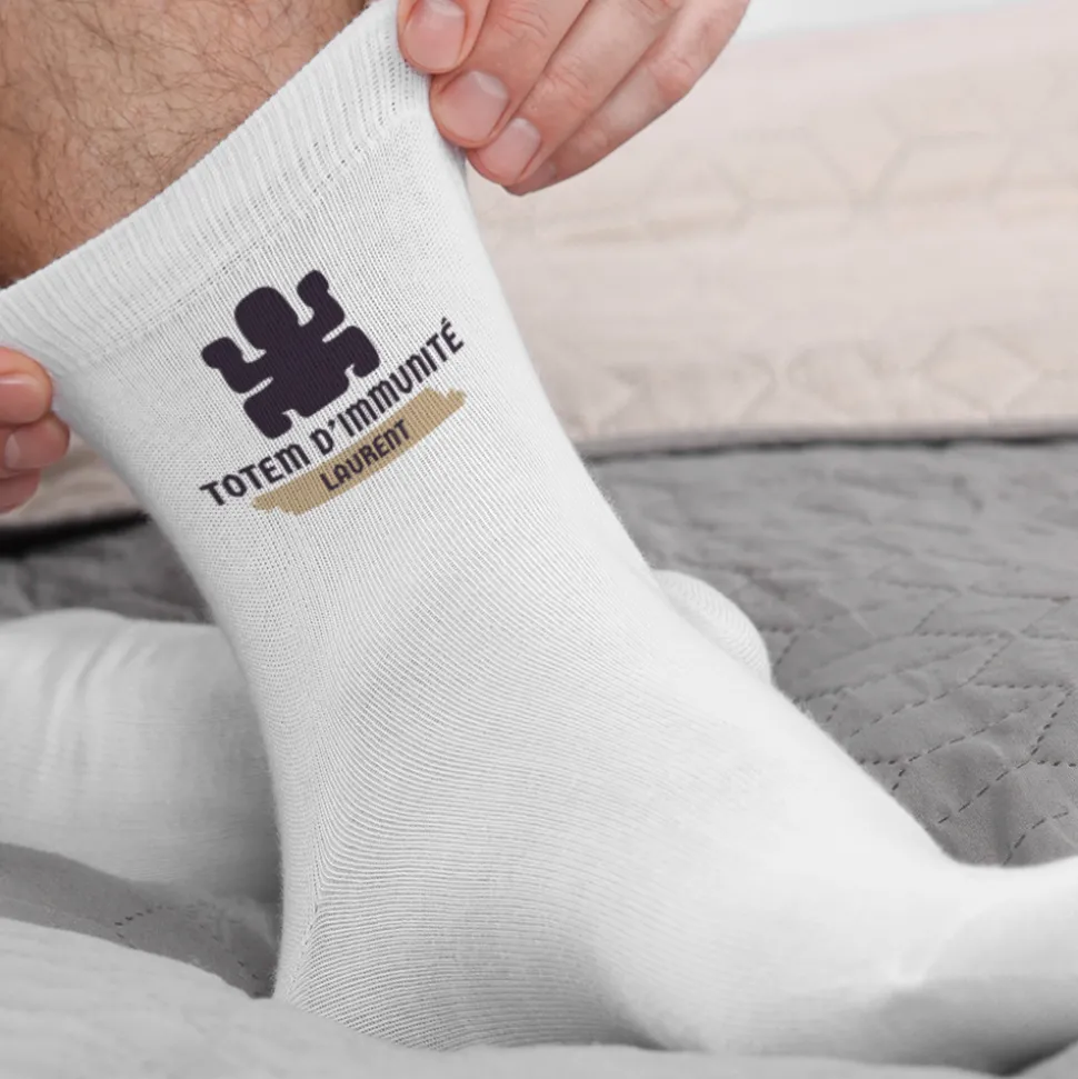Chaussettes personnalisées - Totem