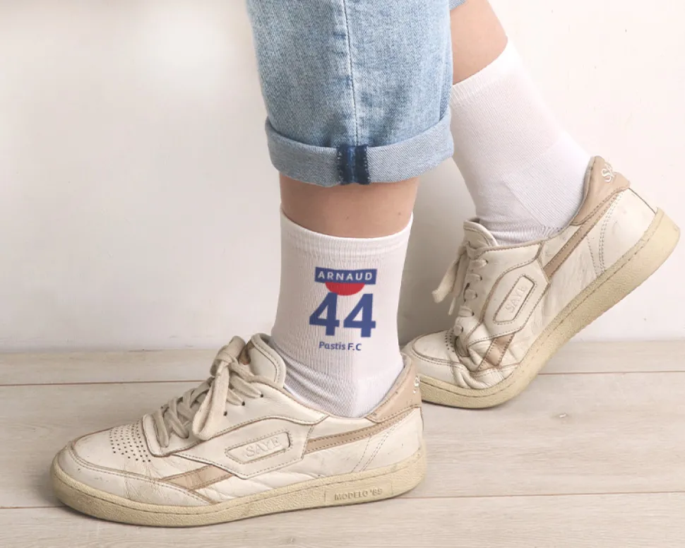 Chaussettes personnalisées - Pastis