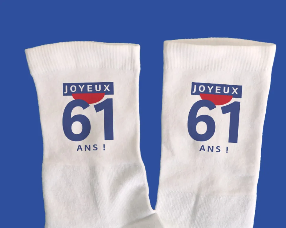 Chaussettes personnalisées - Pastis