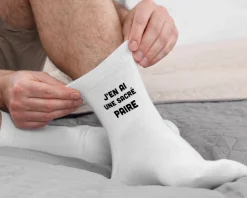 Chaussettes personnalisées - Message