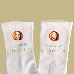 Chaussettes personnalisées - Mots d'enfants