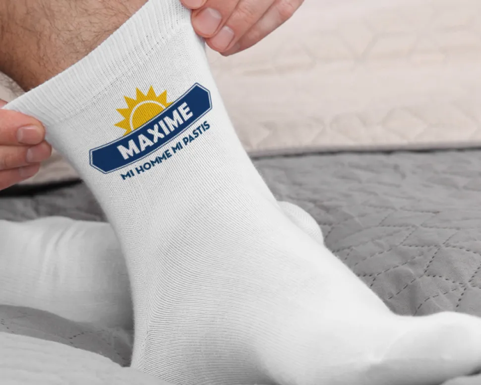 Chaussettes personnalisées - Apéro