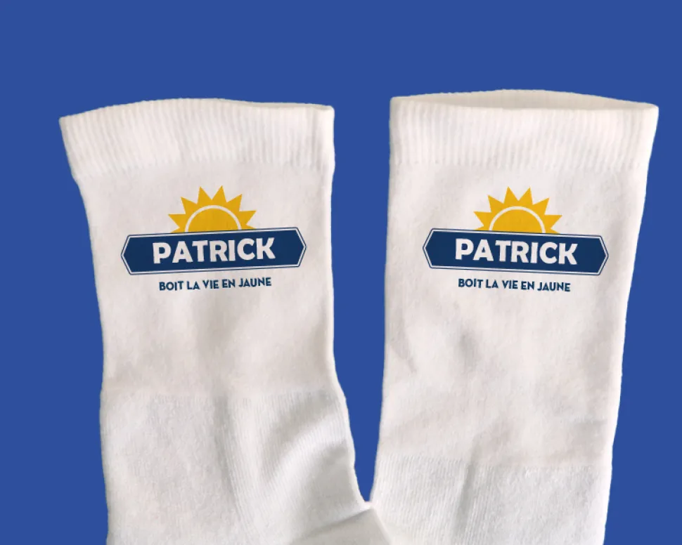 Chaussettes personnalisées - Apéro
