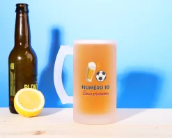 Chope de bière personnalisée - Apéro Foot