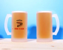 Chope de bière personnalisée - Passion Moto
