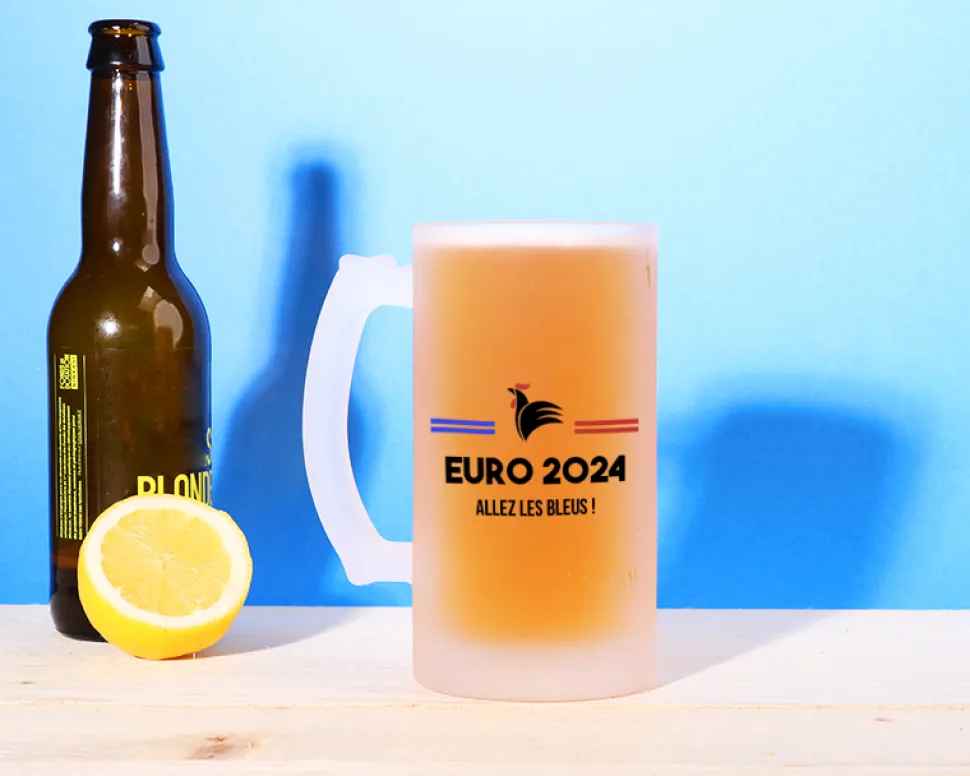 Chope de bière personnalisée - Supporter Football