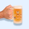 Chope de bière personnalisée - Papi Renard et sa meute