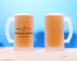 Chope de bière personnalisée - Supporter Rugby