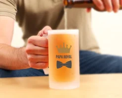 Chope de bière personnalisée - Papa Royal
