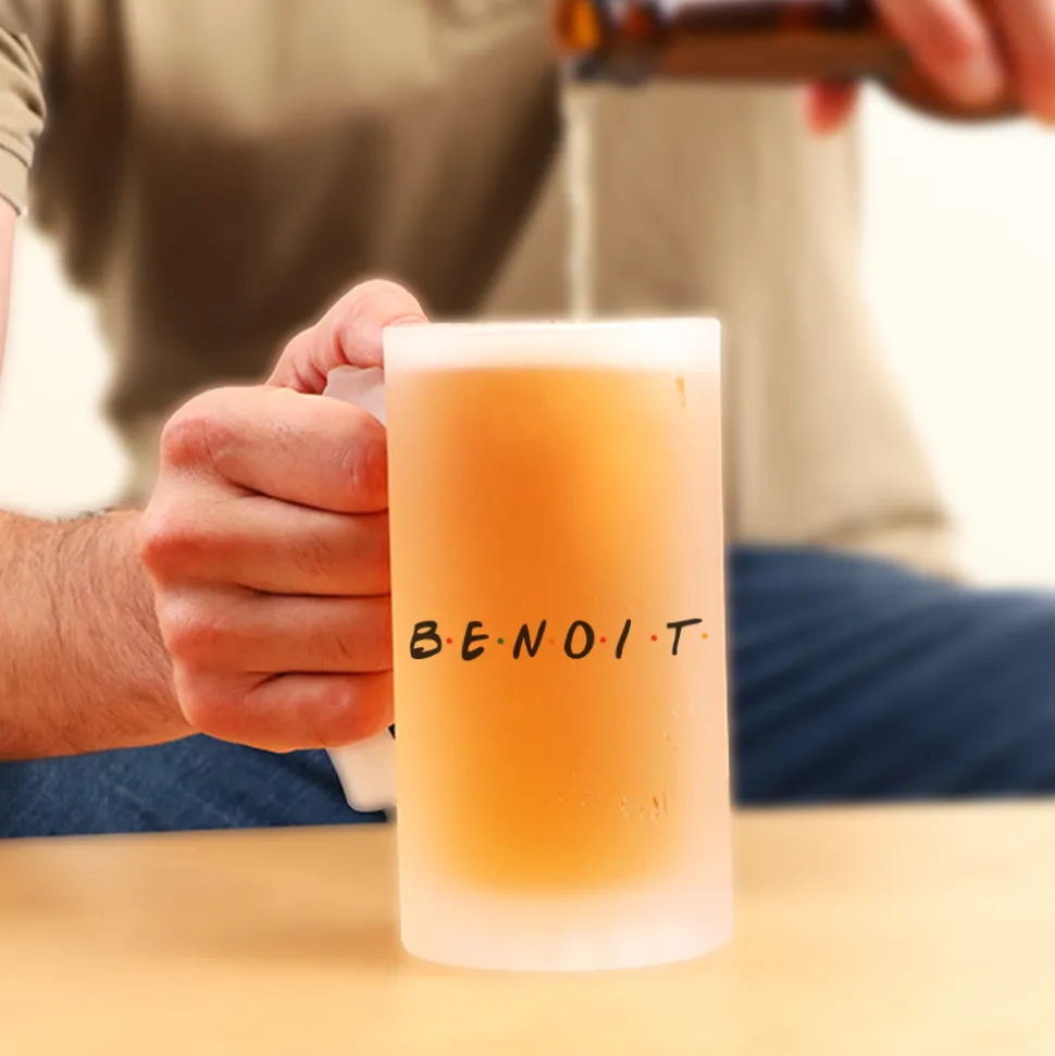 Chope de bière personnalisée - Bande de potes