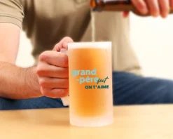 Chope de bière personnalisée - Grand Père-fect