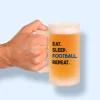 Chope de bière personnalisée - Message Football