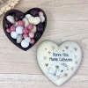 Coeur tout chocolat personnalisé - Bonne Fête Mamie