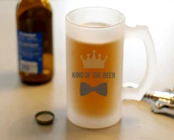 Coffret bière - Chope de bière et décapsuleur personnalisés