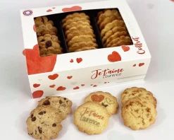 Coffret biscuits Personnalisable aux 3 saveurs - Amour