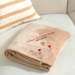 Coffret cocooning - Plaid et bougie personnalisés
