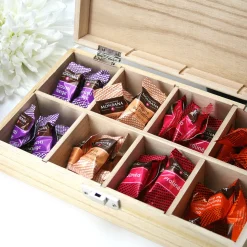 Coffret de chocolats Monbana personnalisé - Famille poussins