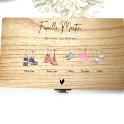 Coffret de chocolats Monbana personnalisé - Famille Chaussure