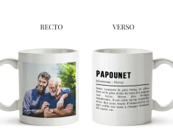 Coffret Définition Papa - Affiche et mug personnalisés