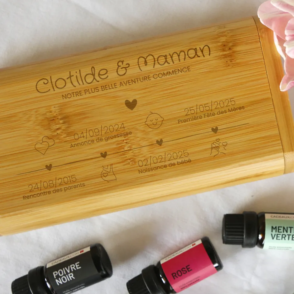 Coffret d'huiles essentielles personnalisable - Ligne de Vie