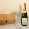 Coffret gourmand personnalisé - Champagne et chocolats