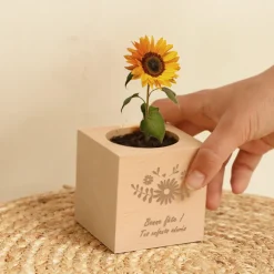 Coffret personnalisé affiche et ecocube - Empreintes