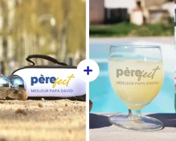 Coffret pétanque - Sacoche de pétanque et verre à Ricard personnalisés