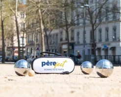Coffret pétanque - Sacoche de pétanque et verre à Ricard personnalisés