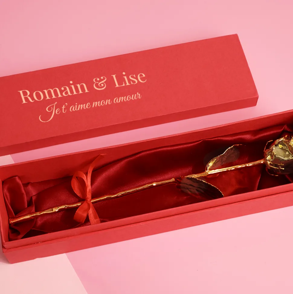 Coffret Romantique personnalisé - Monogramme