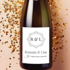 Coffret Romantique personnalisé - Monogramme