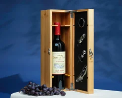 Coffret sommelier personnalisé - 4 accessoires - Papa Royal