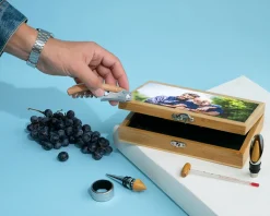 Coffret sommelier personnalisé - 5 accessoires - Photo