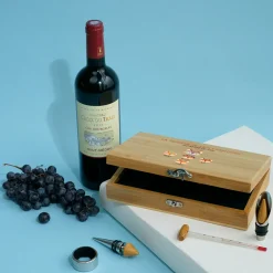 Coffret sommelier personnalisé - 5 accessoires - Papi Renard