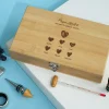 Coffret sommelier personnalisé - 5 accessoires - Papi et ses petits coeurs