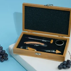 Coffret sommelier personnalisé - 5 accessoires - Papa Renard