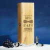 Coffret sommelier personnalisé - 4 accessoires - Meilleur Grand-Père