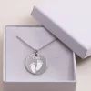 Collier empreinte pied Personnalisable