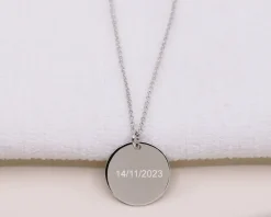 Collier empreinte pied Personnalisable