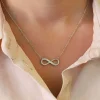 Collier infini personnalisé pour Femme - Prénom
