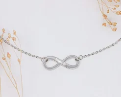 Collier infini personnalisé pour Femme - Prénom