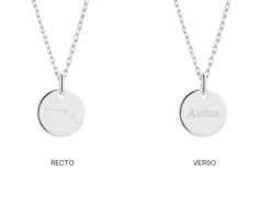 Collier personnalisé plaqué or ou argent - Constellations