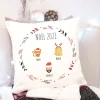 Coussin de Noël personnalisé - Family Circus