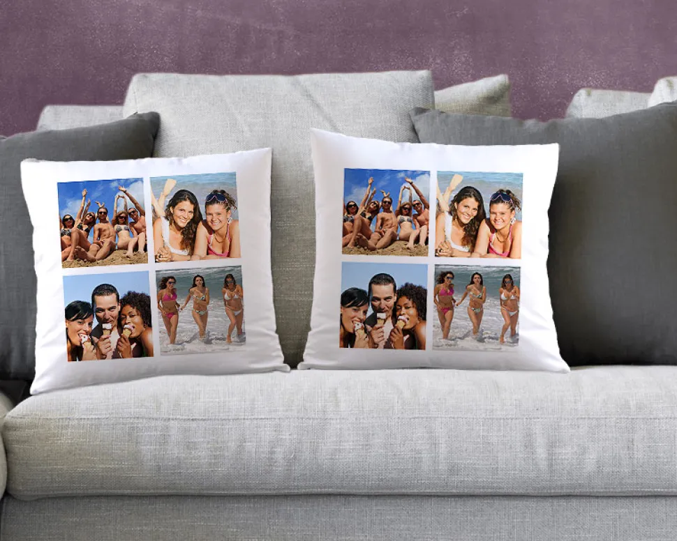 Coussin personnalisé - 4 Photos