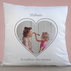 Coussin personnalisé - Coeur Photo