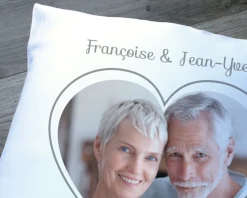 Coussin personnalisé - Coeur Photo