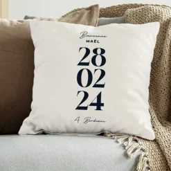 Coussin personnalisé - Date Marquante