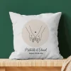 Coussin personnalisé - Dessin au trait