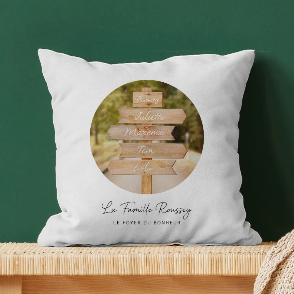 Coussin personnalisé - Destination Bohème
