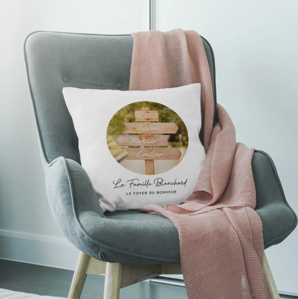 Coussin personnalisé - Destination Bohème