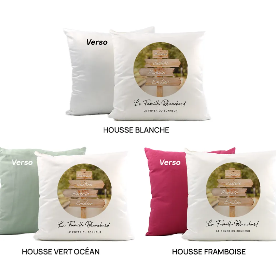 Coussin personnalisé - Destination Bohème